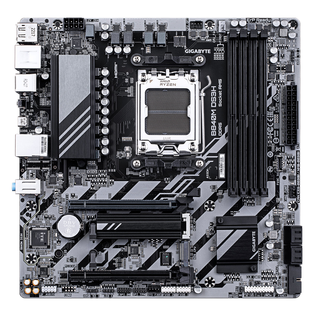 Carte Mère Gigabyte B840M DS3H (AM5) Micro ATX