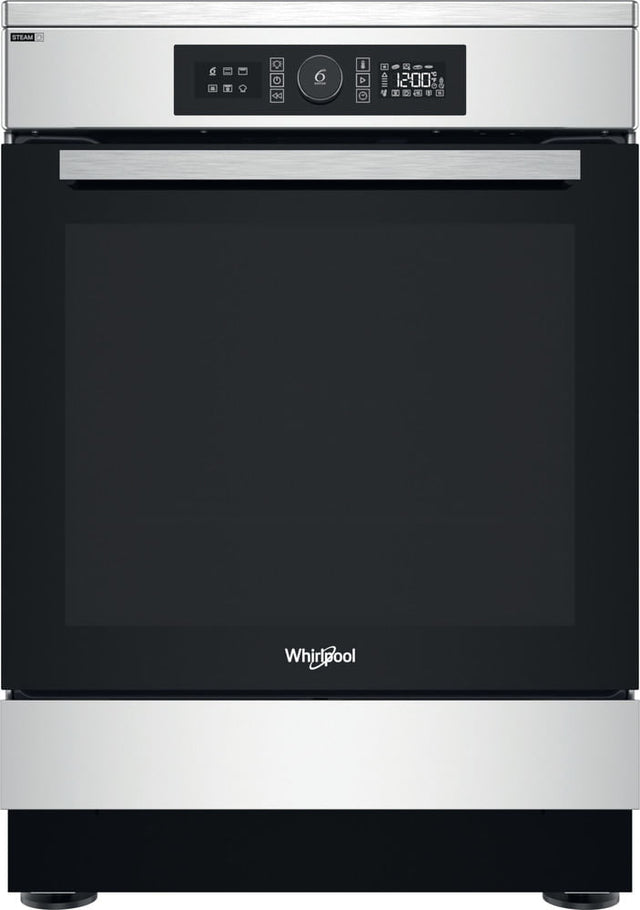 Cuisiniere a induction - WHIRLPOOL - WS68IB8ACX/FR/1 - 4 foyers - 2900 W - L60 cm - Inox