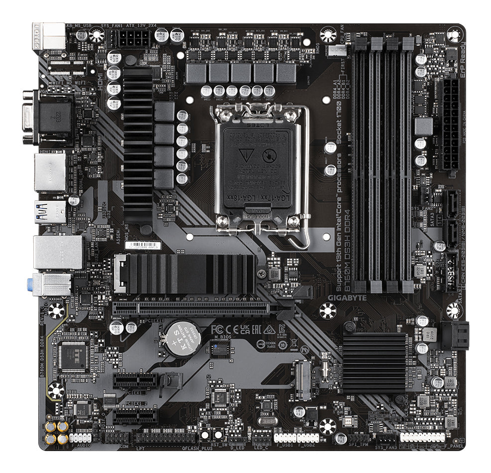 Carte Mére Gigabyte B760M DS3H DDR4 (Intel LGA 1700) Micro ATX