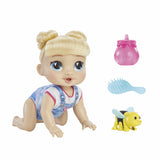 Baby Alive, Harper Hugs Marche a 4 pattes, poupée électronique de 27  cm marchant a 4 pattes, cheveux blonds, a partir de 3 ans