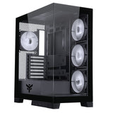 Boitier Moyen Tour ATX iTek Showbui 45 RGB avec panneaux vitrés (Noir)