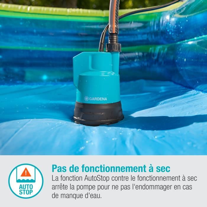 GARDENA Pompe pour collecteur d'eau de pluie 2000/2 18V P4A sans batterie