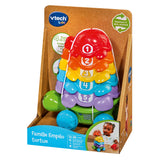 VTECH-FAMILLE EMPILO TORTUE (PLASTIQUE REUTILISE)