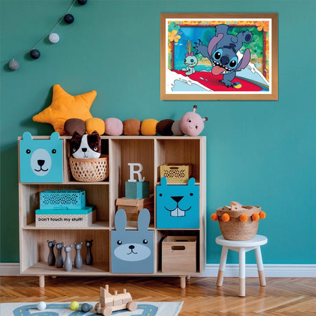Puzzle Stitch 2x20 pieces, Pour enfants a partir de 3 ans, Theme dessins animés, CLEMENTONI
