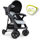 HAUCK - Poussette compacte - SHOPPER NEO II - 4 roues - Caviar / Silver