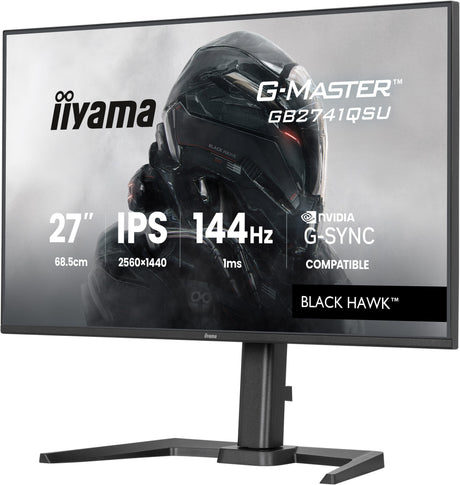 Ecran 27" Iiyama G-Master Black Hawk GB2741QSU-B1 Quad HD 144Hz (Noir)
