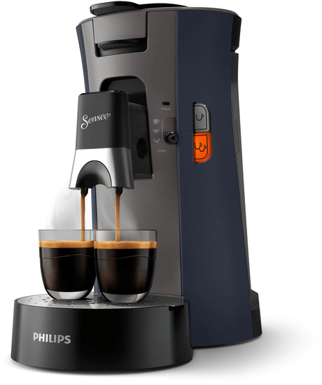 Cafetiere a dosette - PHILIPS - SENSEO - CSA240/71 - Select - Bleu nuit