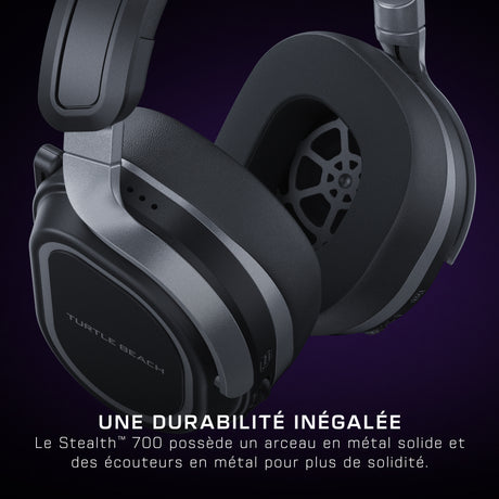 Casque gaming sans fil - Turtle Beach Stealth™ 700X (Gen3) - Noir - Xbox, PS5, PS4, PC, mobile, 60mm, Bluetooth, 80h