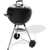 Barbecue a charbon - Weber - Bar-B-Kettle - Ø47 cm - Thermometre intégré - Acier émaillé - 6 couverts - Noir