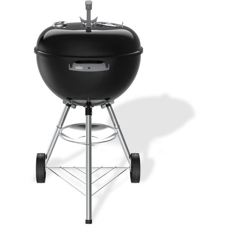 Barbecue a charbon - Weber - Bar-B-Kettle - Ř47 cm - Thermometre intégré - Acier émaillé - 6 couverts - Noir