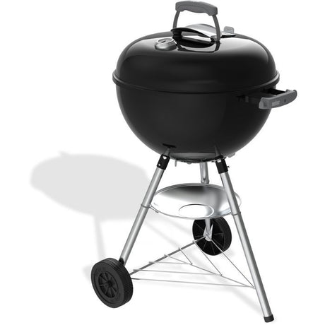 Barbecue a charbon - Weber - Bar-B-Kettle - Ř47 cm - Thermometre intégré - Acier émaillé - 6 couverts - Noir