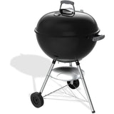 Barbecue a charbon - Weber - Bar-B-Kettle - Ř57 cm - Thermometre intégré - Acier émaillé - 9 couverts - Noir
