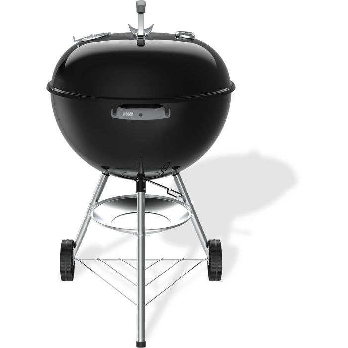 Barbecue a charbon - Weber - Original Kettle - Ř57 cm - Thermometre intégré - Acier émaillé - Clapet d'aération - 9 couverts -Noir
