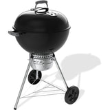 Barbecue a charbon - Weber - Original Kettle E-5730 - Ø57 cm - Thermometre intégré - Clapet d'aération - 9 couverts - Noir