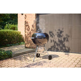Barbecue a charbon - Weber - Original Kettle E-5730 - Ø57 cm - Thermometre intégré - Clapet d'aération - 9 couverts - Noir