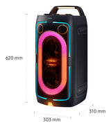 Enceinte - SAMSUNG - MX ST40F/XE - 160 W - Effets lumineux - Bluetooth - Batterie 16h - Noir