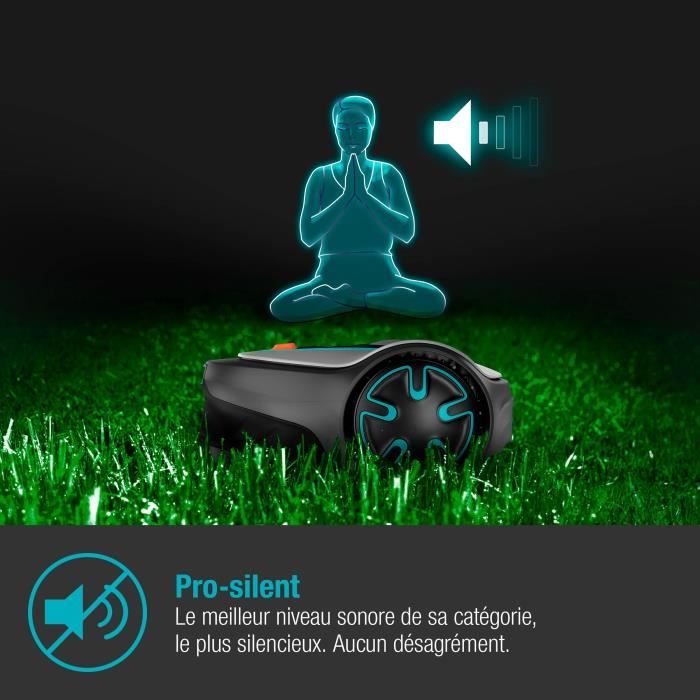 Tondeuse robot connectée Bluetooth GARDENA SILENO Minimo 500 (15202-26 )- 500m˛