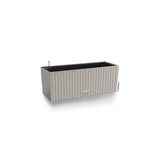 LECHUZA Jardiniere - Balconera cottage 50 - 50 x 19 x 19 cm - 8 L - Kit complet - Brun sable