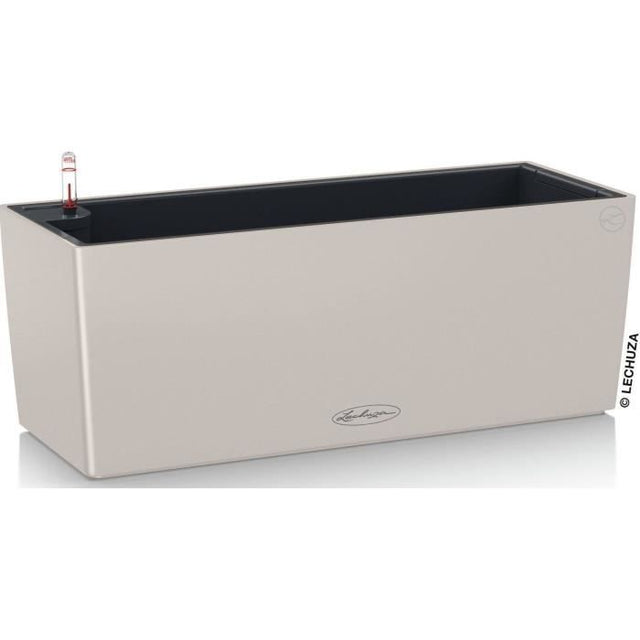 LECHUZA Jardiniere - Balconera color 50 - 50 x 19 x 19 cm - 8 L - Kit complet - Brun sable
