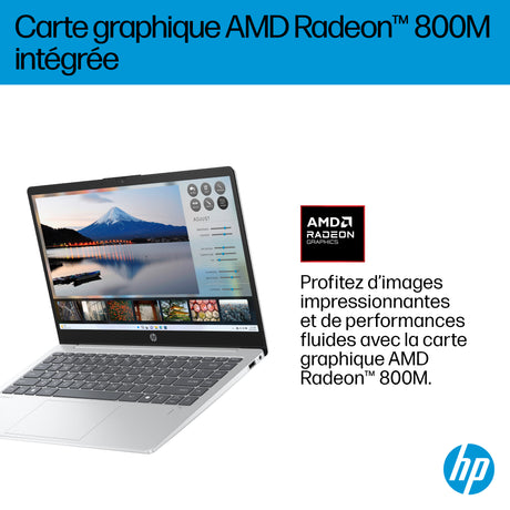 PC Portable HP Omnibook 3 14-ha0015nf - Windows 11 - 14 FHD IPS - Ryzen AI 5 340 - RAM 16Go - Stockage 512Go SSD - AZERTY