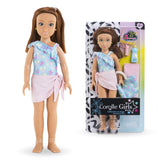 Coffret Zoé a la plage - COROLLE GIRLS - Poupée mannequin - 5 accessoires - 28 cm - Des 4 ans