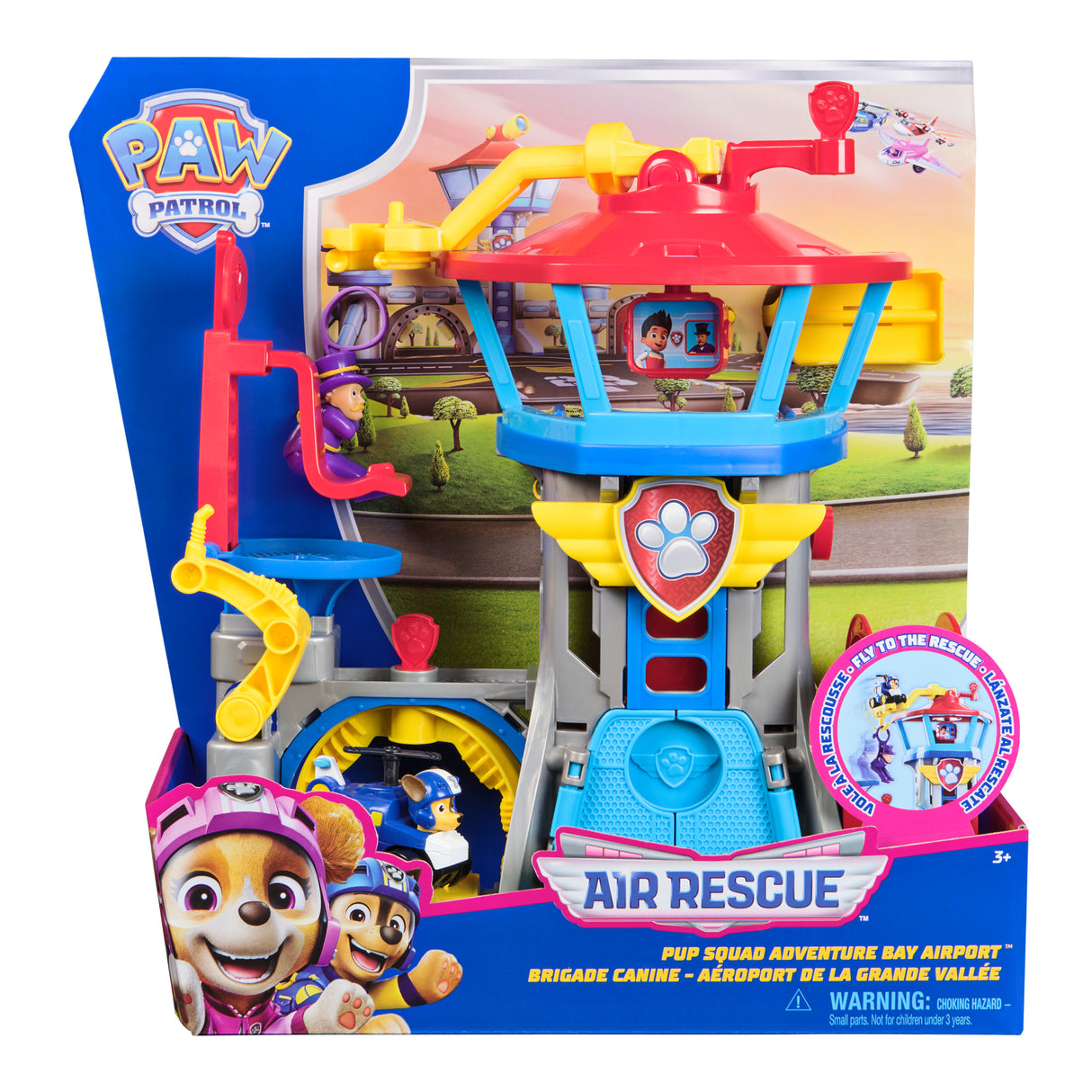 SPIN MASTER QUARTIER GENERAL AEROPORT PUP SQUAD AIR RESCUE La Pat' Patrouille