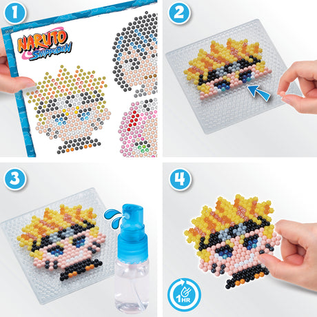 Le kit porte-clés Naruto - Aquabeads - 35118