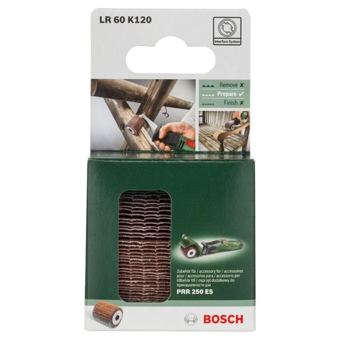 Rouleau a lamelles Bosch - PRR 60mm G120 - Accessoire pour Texoro - Bois, MÈtal et Matiere synthÈtique