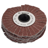 Cylindre abrasif Bosch - (Accesssoire pour Texoro, Grain 80, Largeur 15mm, Souple)