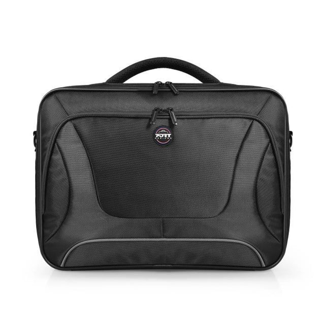 Sacoche PC - PORT DESIGNS - Pour ordinateur portable COURCHEVEL Clamshell - 15.6 pouces - Noir