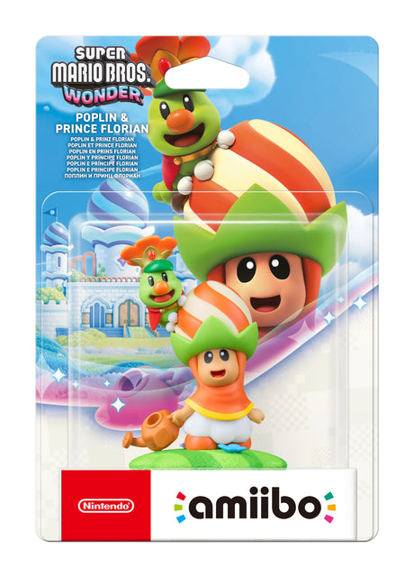 Figurine Amiibo - Poplin & Prince Florian • Collection Super Mario