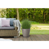 Pot de fleurs rond - GARDEN ID - Swing Cone - Ø 30 - 14 L - H 29 cm - Tourbe