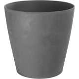 Pot de fleurs rond - GARDEN ID - Swing Cone - Ø 35 - 23 L - H 34 cm - Gris