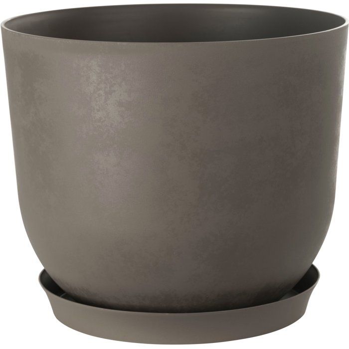 Pot de fleurs rond - GARDEN ID - Swing Rond - Ø 30 - 13 L - H 25 cm - Tourbe