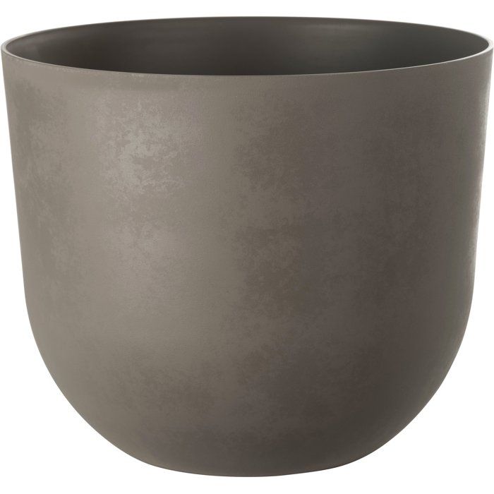 Pot de fleurs rond - GARDEN ID - Swing Rond - Ø 30 - 13 L - H 25 cm - Tourbe