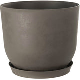 Pot de fleurs rond - GARDEN ID - Swing Rond - Ø 30 - 13 L - H 25 cm - Tourbe