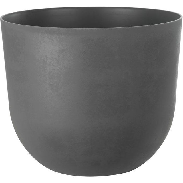 Pot de fleurs rond - GARDEN ID - Swing Rond - Ř 30 - 13 L - H 25 cm - Gris