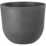 Pot de fleurs rond - GARDEN ID - Swing Rond - Ø 30 - 13 L - H 25 cm - Gris