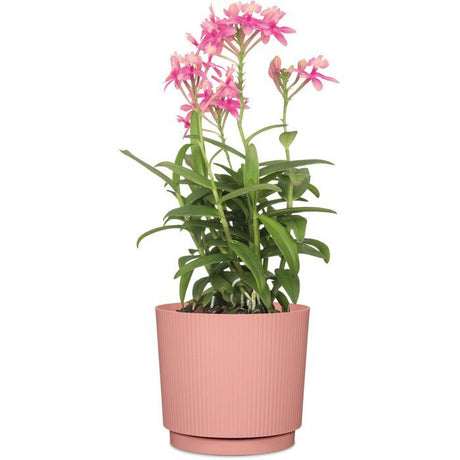 Cache-pot rond - GARDEN ID - Lino - Ř 25 - 7 L - H 22 cm - Rose
