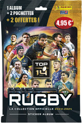 Starter Pack - PANINI - Rugby Top 14 2024-2025 - Album - 2 pochettes - 2 offertes