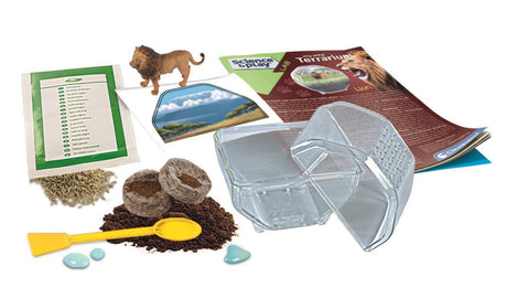 Mini Terrarium - Clementoni - Lion - Jeu de sciences et d'expériences - Des 7 ans - Fabriqué en Italie