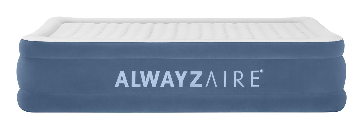 Matelas gonflable - BESTWAY - 67624 - 203x152x46 cm - Bleu/Blanc - Camping
