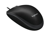 Souris filaire Logitech B100 Optical USB (Noir)