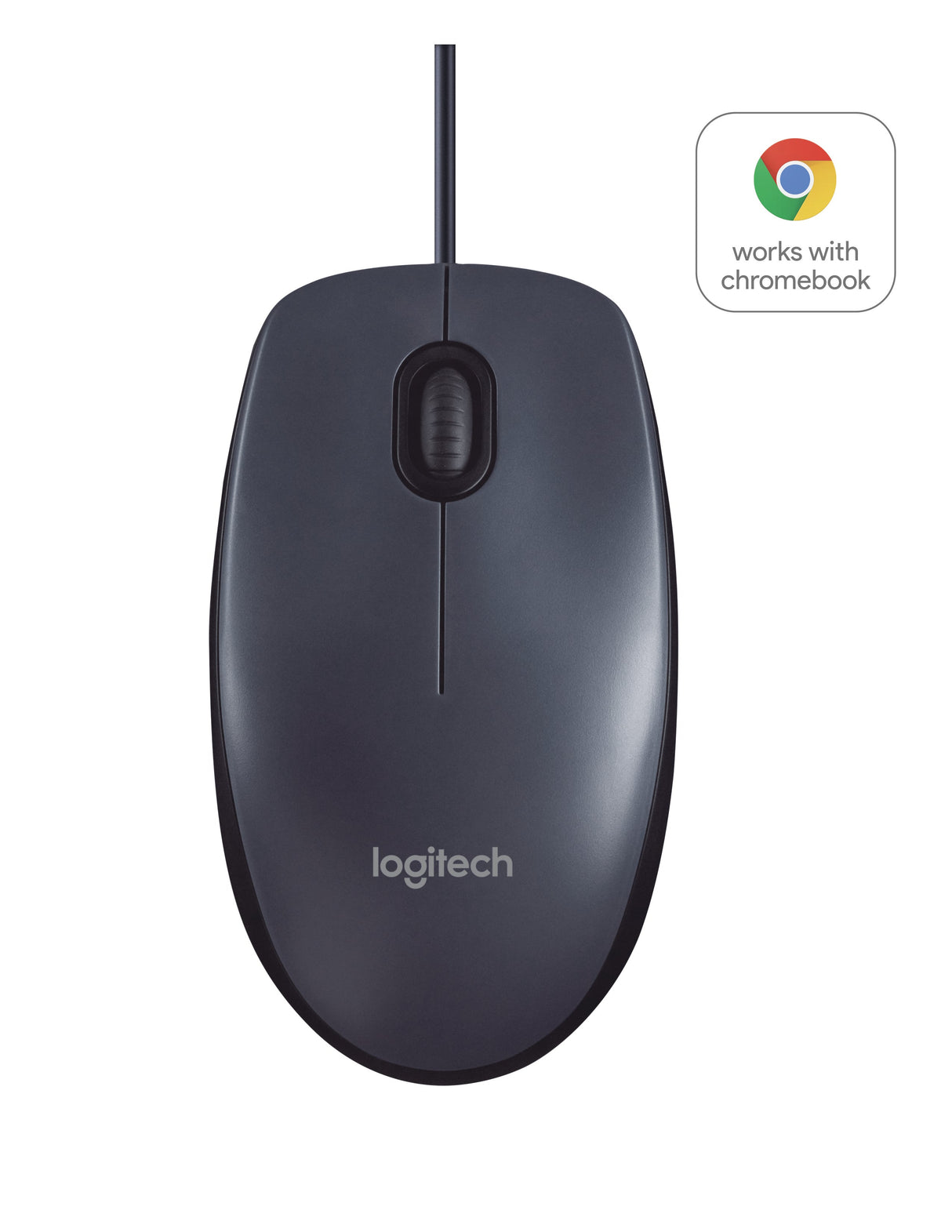Souris filaire Logitech B100 Optical USB (Noir)