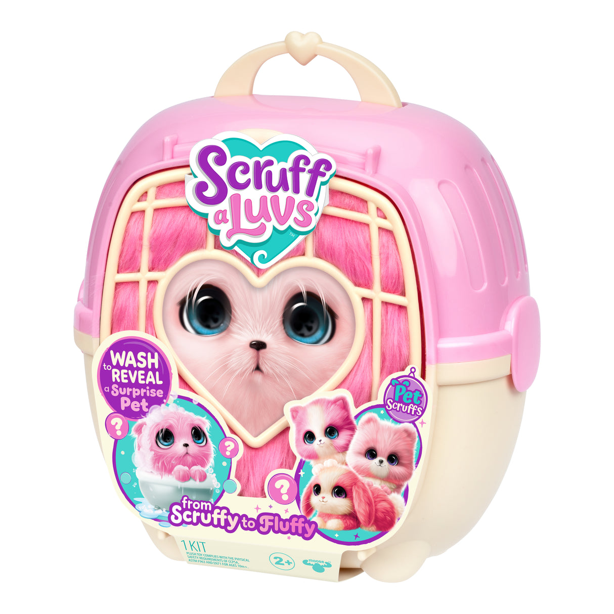 Animaux en peluche - SCRUFF A LUVS - Boule de poils - Rose