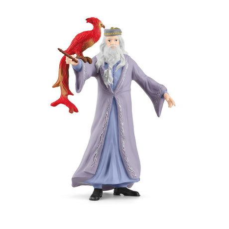 Figurine Dumbledore et Fumseck, Harry Potter, pour enfants des 6 ans, Schleich 42637 Harry Potter, Univers WIZARDING WORLD