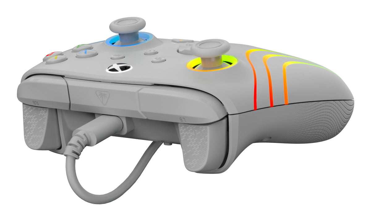TURTLE BEACH Manette de jeu - Xbox Series X|S, Xbox One et PC - Afterglow Wave - RGB Filaire Gris