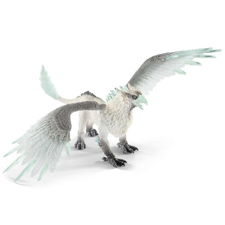Griffon de Glace, Figurine d'Action, Jouet schleich Réaliste et Durable aux Ailes Mobiles - Cadeau Pour Garçons et Filles des 7 ans