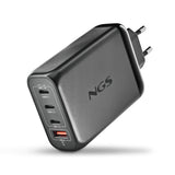 Chargeur secteur NGS Bud 3x USB-C + 1x USB-A 140W (Noir)