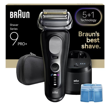 Rasoir électrique - BRAUN - Série 9 9660cc - 60 min - Étanche - Noir
